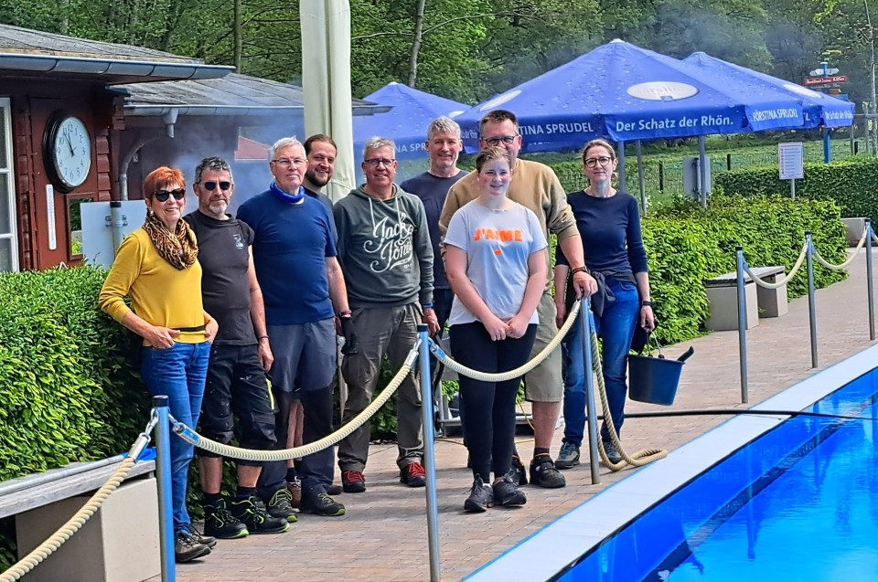 Gemeinsam für unser Freibad Bieberstein – gelungener Arbeitseinsatz zur Saisonvorbereitung 2026