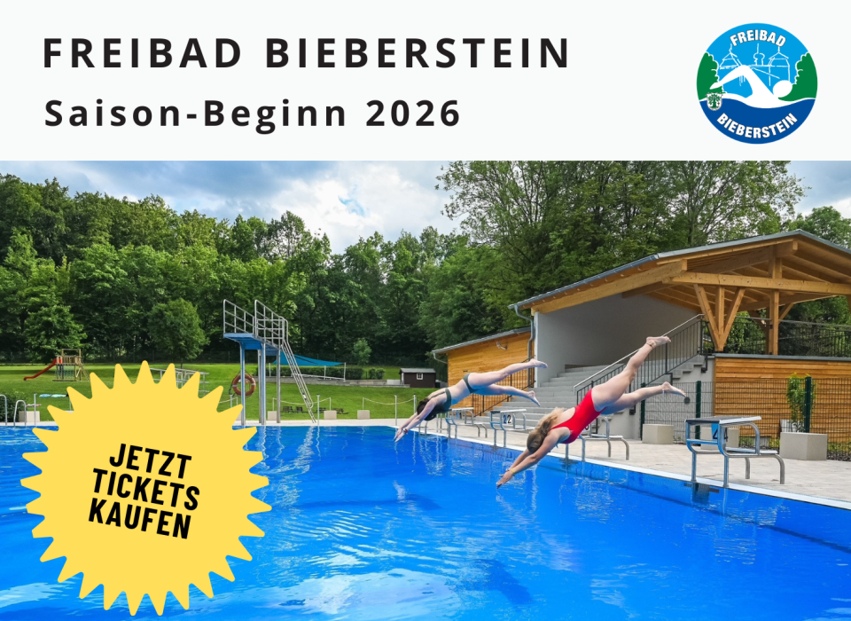 Freibad Bieberstein Ticketvorverkauf 2026 startet!